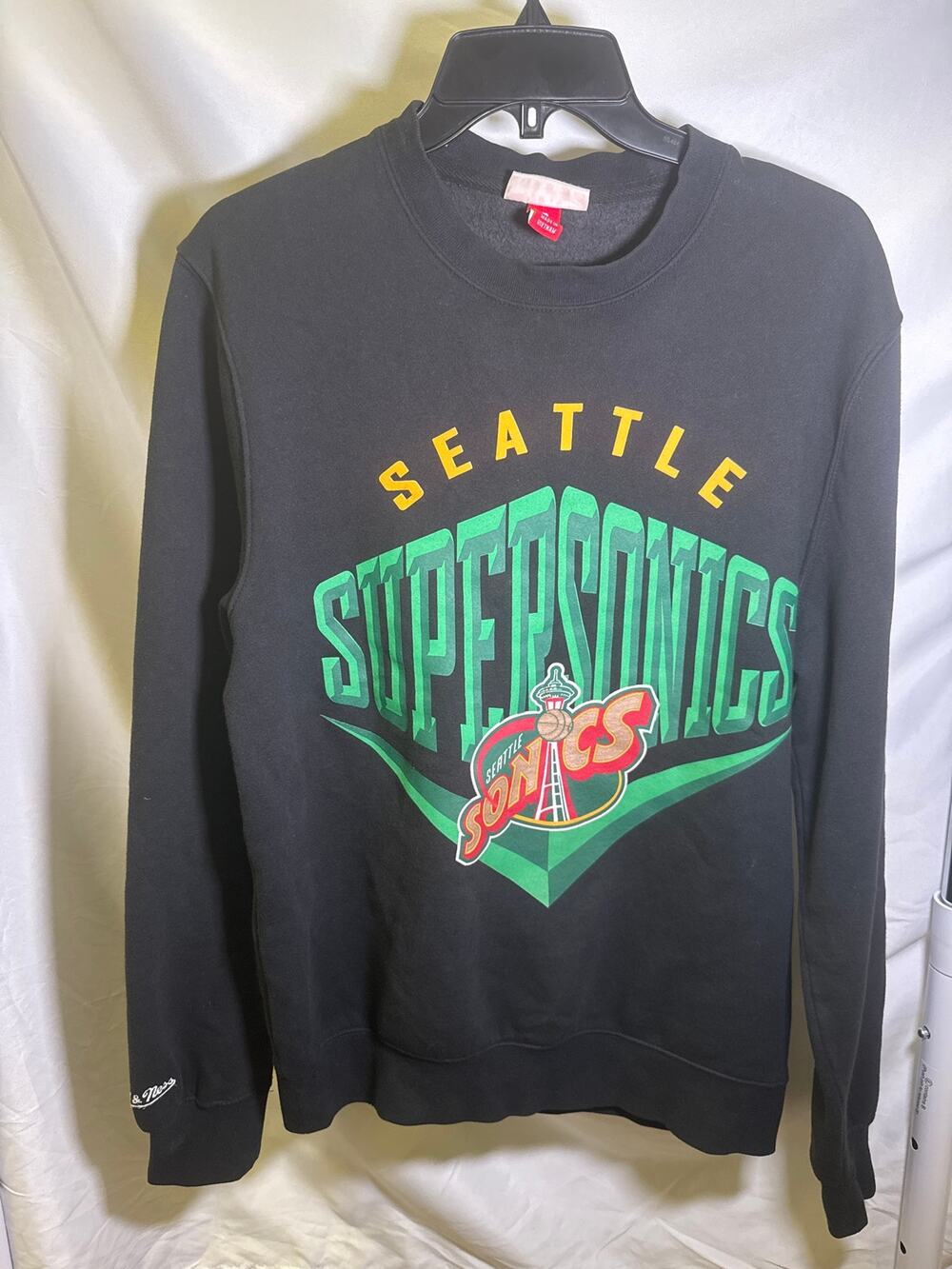 Mitchell & Ness Seattle SuperSonics NBA Crewneck Sweatshirt Small